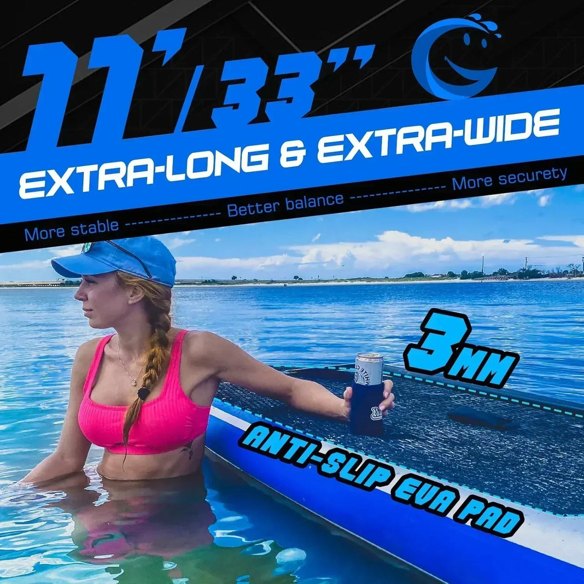 FunWater Stand Up Paddle Board Ultralight Inflatable Paddle Board with SUP Accessories