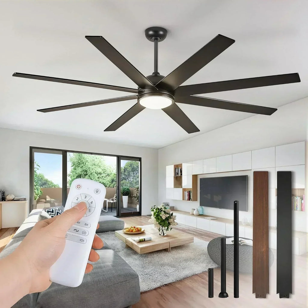 Ceiling Fan Indoor/Outdoor 8 Blades 65 inches