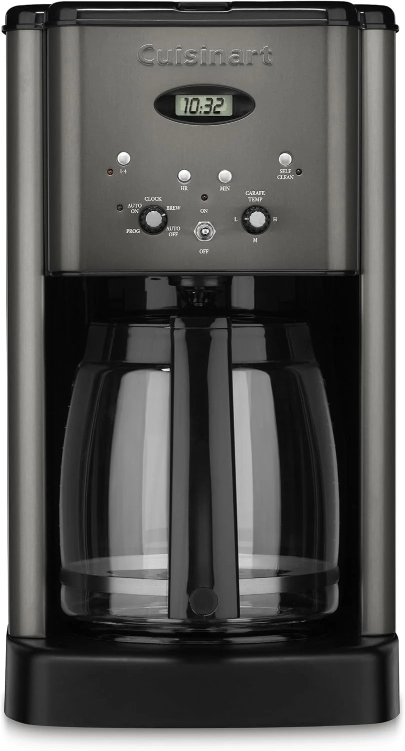 Cuisinart DCC-1200P1 Brew Central 12-Cup Programmable Coffeemaker Coffee Maker, Carafe, Brushed Chrome
