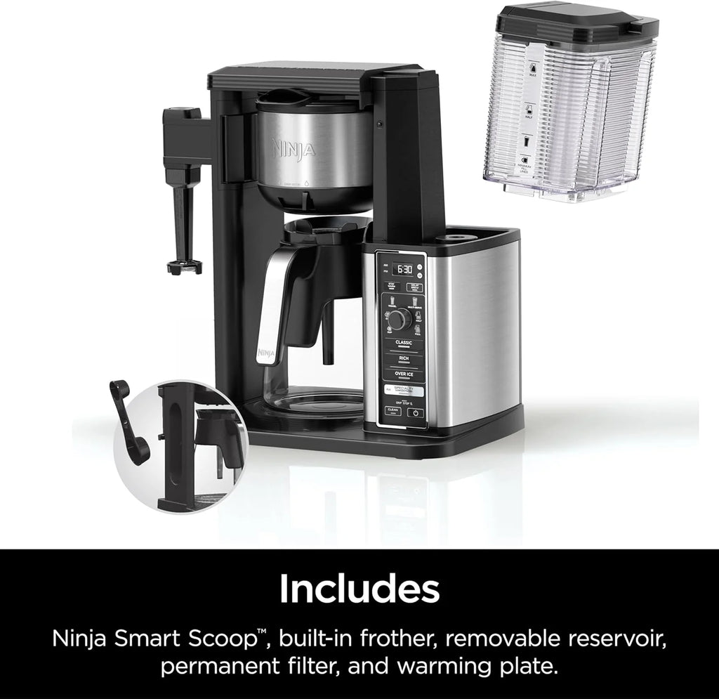 Extra Large Hot and Iced Coffee Maker with Fast Cold Brew, 4 Brewing Methods, 8 Sizes (Small to Travel), Single-Cup Coffee Maker, 12-Cup Capacity