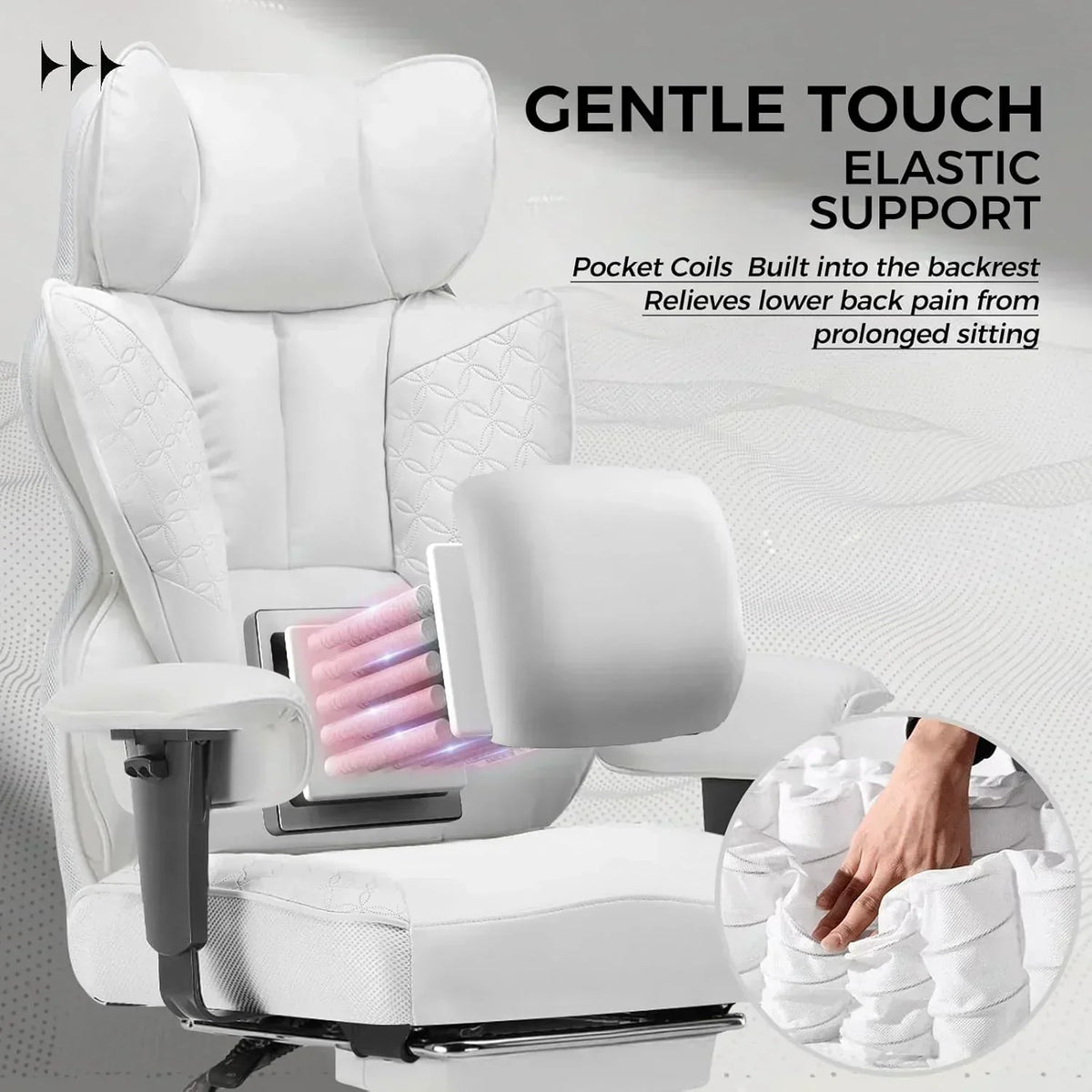 Large Tall Gaming Chair 400 lb Heavy Duty Office Chair