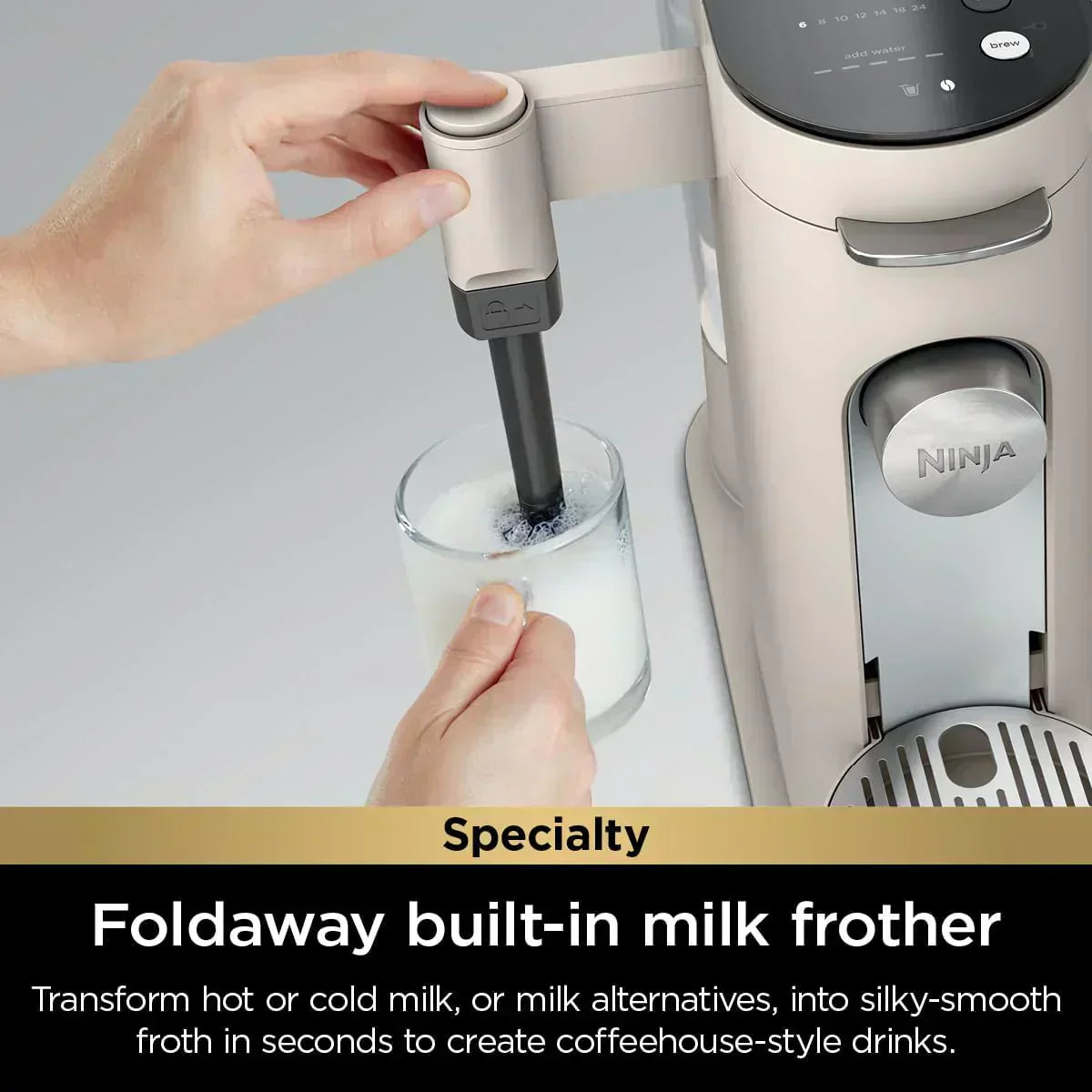 Ninja Coffee Maker Single Cup Brews with pods and grounds K-Cup compatible 4 brewing methods