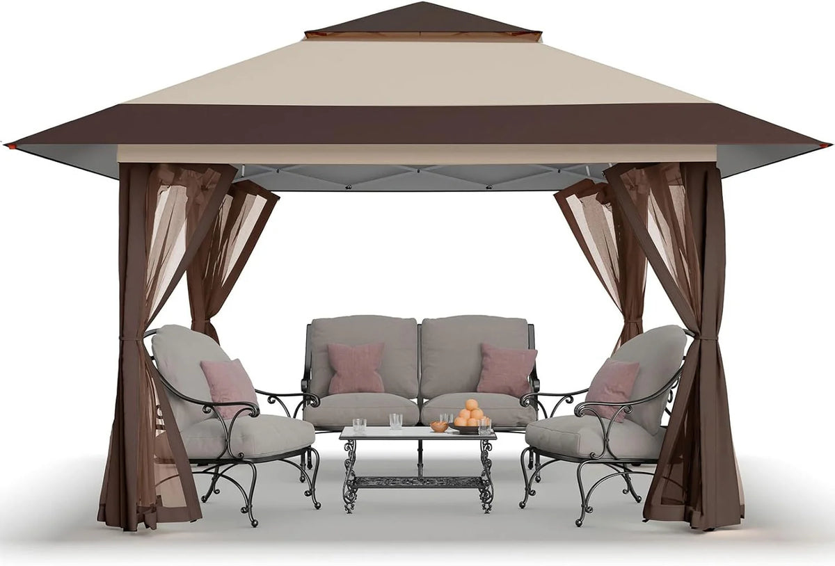 CROWN SHADES 13x13 Pop Up Gazebo, Canopy Tent, Gazebos on Clearance