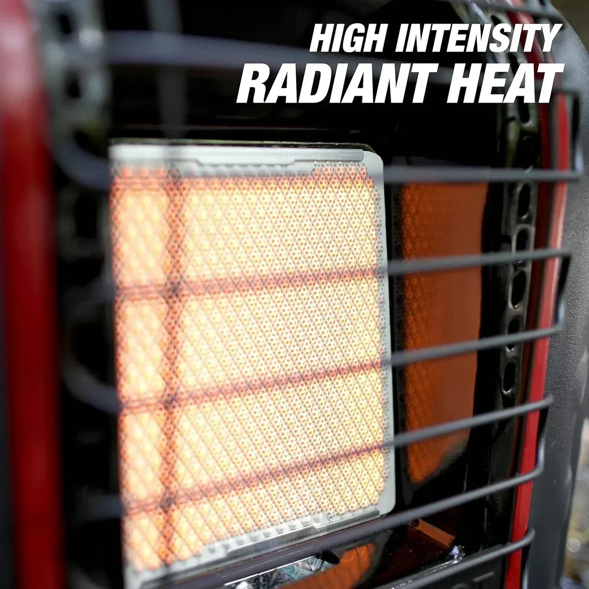 Portable Propane Radiant Heater 4000-9000 BTU for campers workshops patios and more