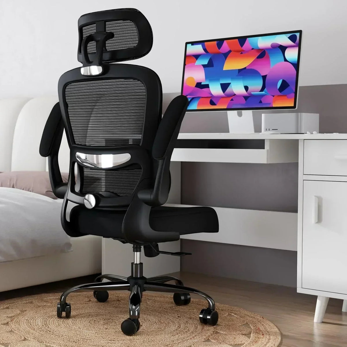TRALT Office Chair Ergonomic Desk Chair 330 lbs Home Gaming Chair with Wheels