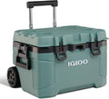 Igloo 52Qt Wheeled Cooler Insulated Hard Shell Ice Chest
