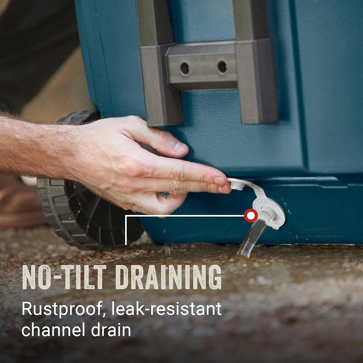 Coleman Insulated Portable Rolling Cooler with Wheels, Leak-Proof Outdoor Hard Cooler, Keeps Ice for Up to 5 Days, 100 Quart