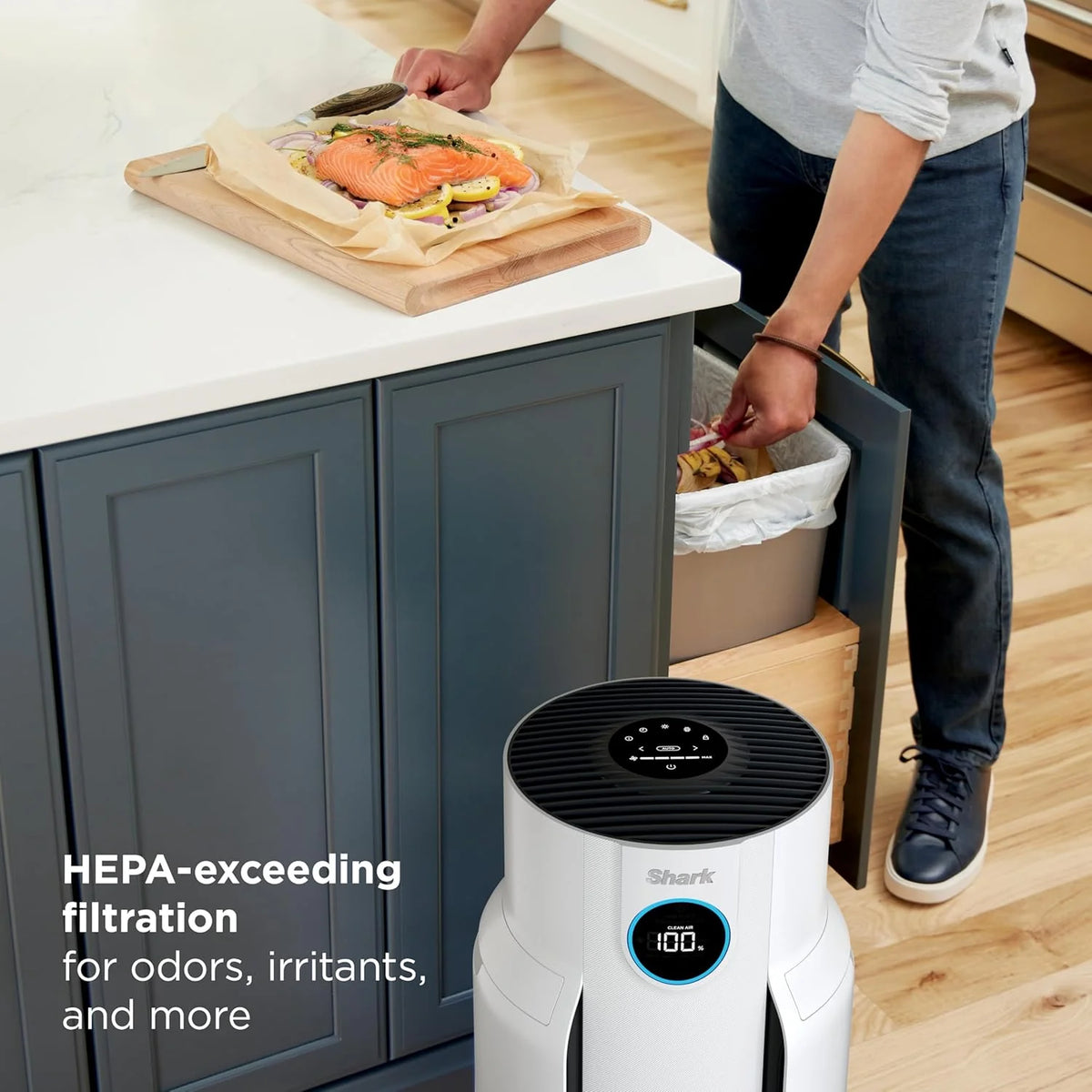 Air Purifier Compact Pro with Long-lasting HEPA Exceeding Filtration, For Pet Dander, Dust, Smoke, Allergens, Up to 250 sq. ft.