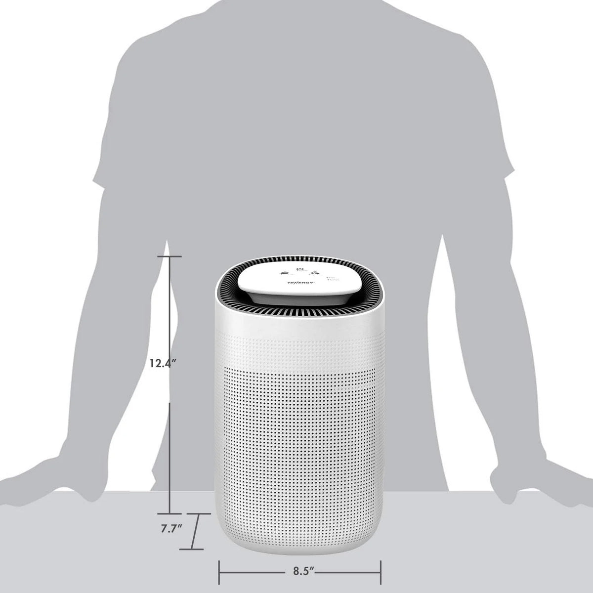 Sorbi 1000ml Air Dehumidifier w/Purifying Function, True HEPA Filter, Auto Shutoff, Touch Control Adjustable Air Speed, Ultra-Quiet, Ideal for Closets & Bathrooms