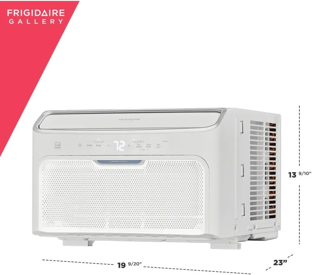 Frigidaire GHWQ103WC1 Inverter Quiet Temp Room Air Conditioner, 10,000 BTU with Wi-Fi Connected, Works with Alexa, Energy Star Certified, Easy-to-Clean Washable Filter, in White