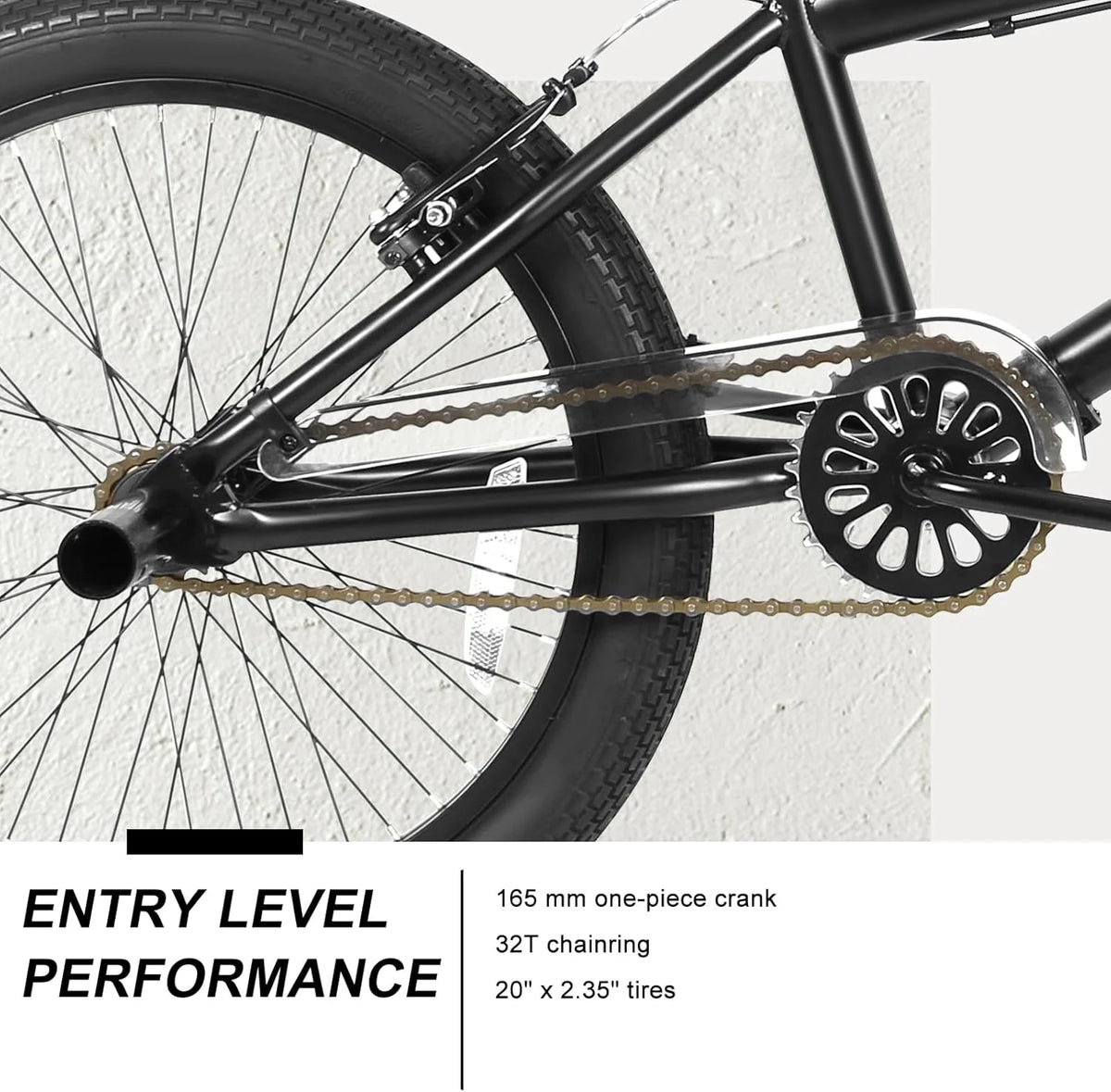 WEIZE Freestyle BMX Bicycle 20 Inch Stunt Bike for Kids and Adults Men and Women High Strength Steel Frame 360 Degree Rotor Freestyle