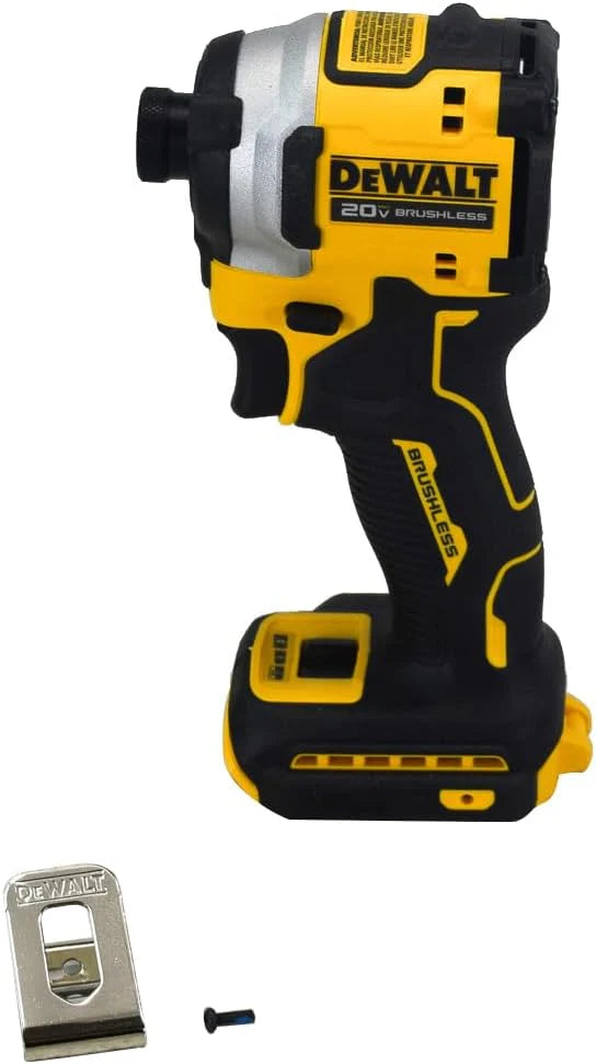 ATOMIC 20V MAX Brushless Cordless Compact 0.25-Inch Impact Driver Tool with Variable 3-Speed Trigger (Black and Yellow)