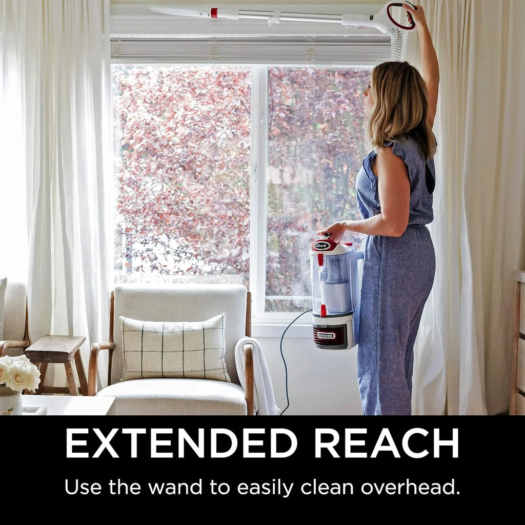 Upright Vacuum Navigator Lift-Away Deluxe with Large Dust Cup Capacity HEPA Filter Swivel Steering Upholstery Tool & Crevice Tool