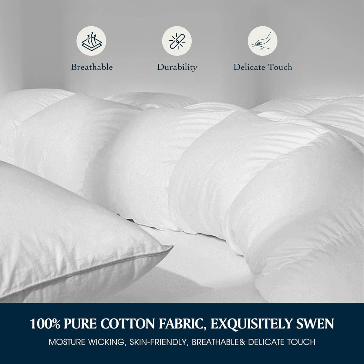 Luxury hypoallergenic duvet