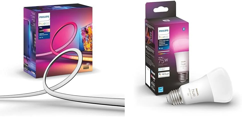 65-inch smart TV light strip, flowing color-changing LED light strip, multi-color TV backlight synced with music and games