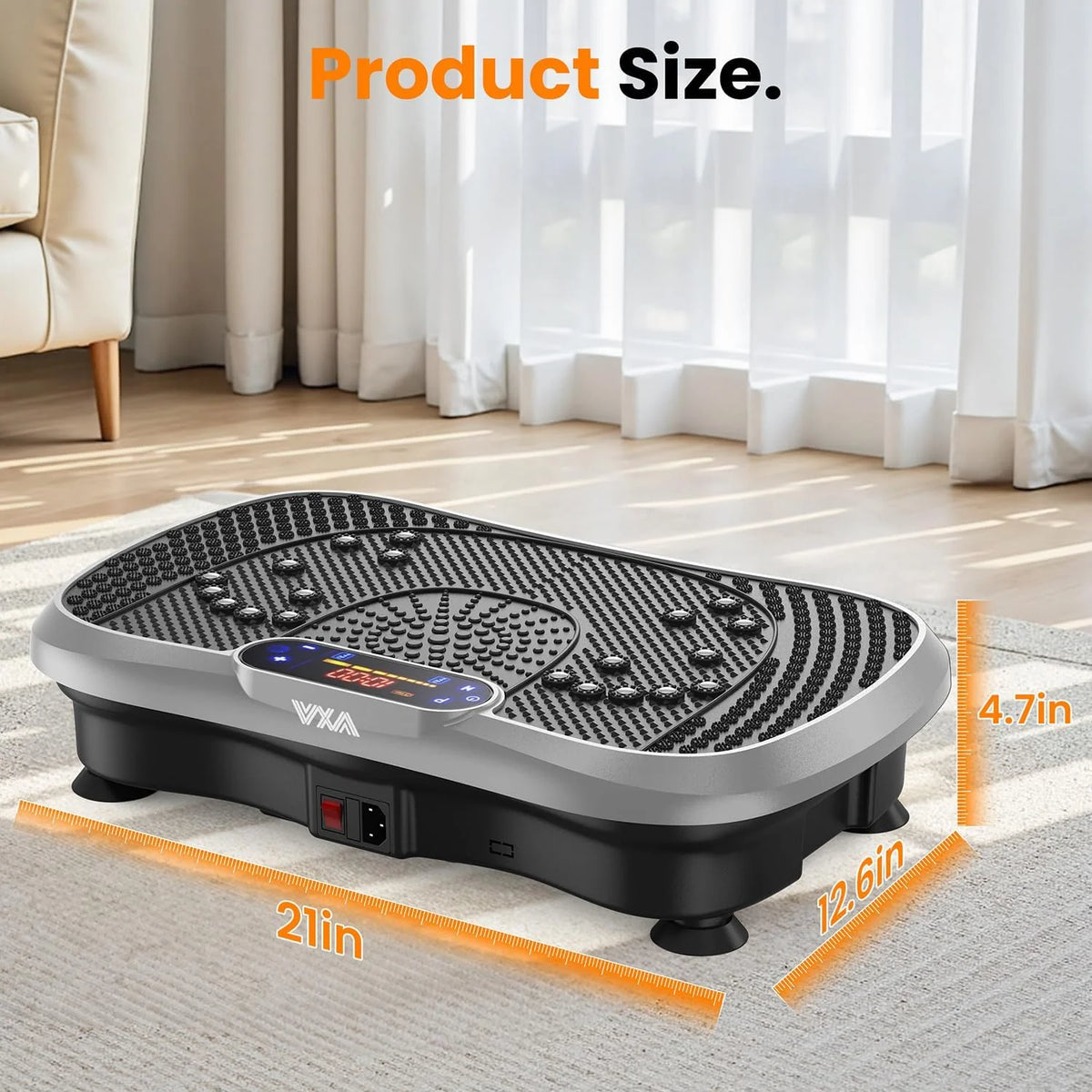 AXV Vibration Plate Fitness Platform Trainer Suitable for men and women to lose weight and burn fat at the gym