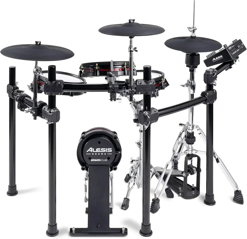 Alison Strata Prime Electronic Drum Set with Touch Screen Dual Area Grid Head