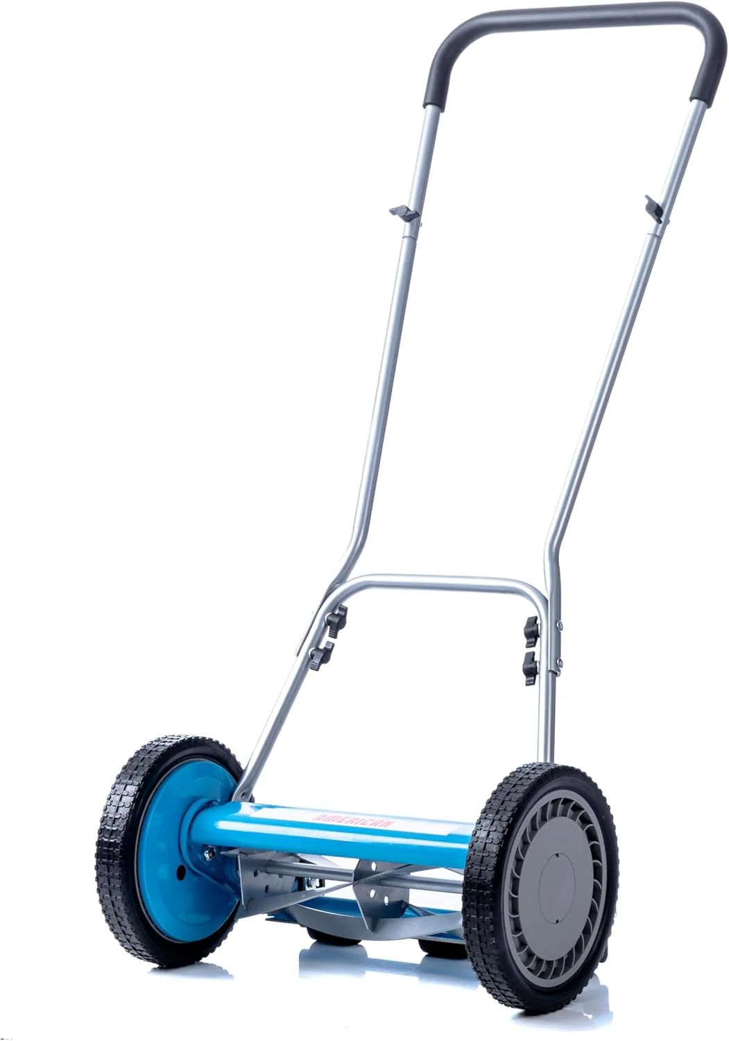 American Lawn Mower Company 1204-14 14-Inch 4-Blade Push Reel Lawn Mower, Red