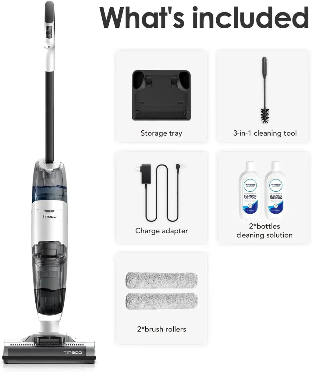 Wet Dry Vacuum Cordless Floor Cleaner and Mop One-Step Cleaning for Hard Floors