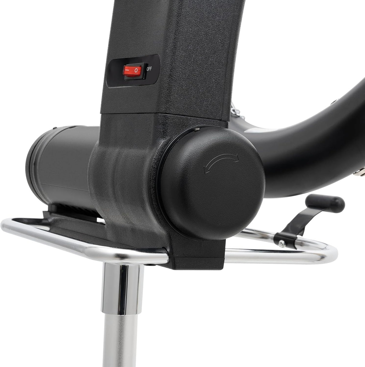 Hair Dryer, 1200W Hair Salon Color Processor Dryer with Infrared Technology, 6 Modes, 360 Efficient Heating, Adjustable Height, Rolling Base for Salon & Home Use, Quiet Care, Black
