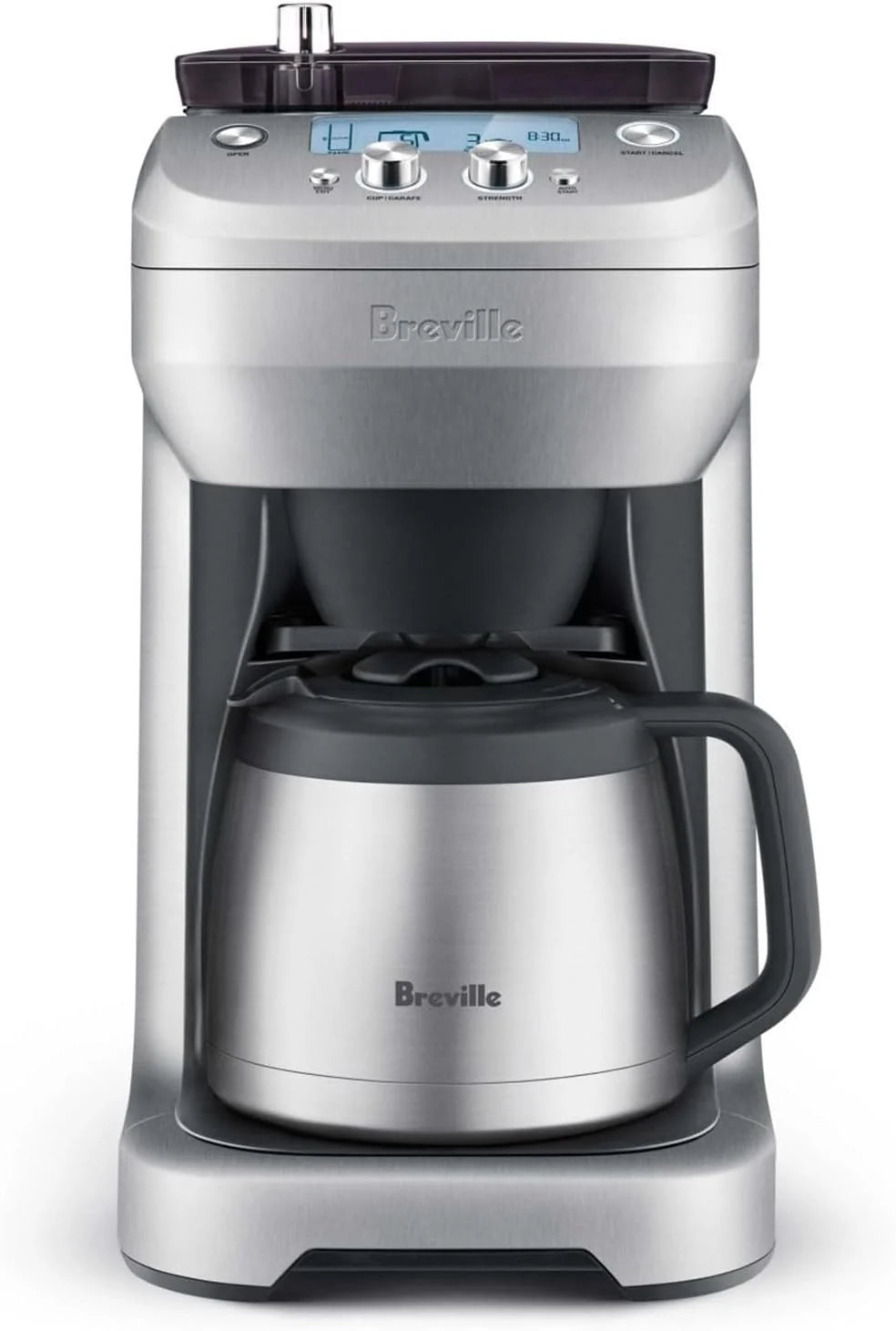 Breville BDC650BSS Grind Control Coffee Maker With Grinder, Brushed Stainless Steel, Thermal Carafe