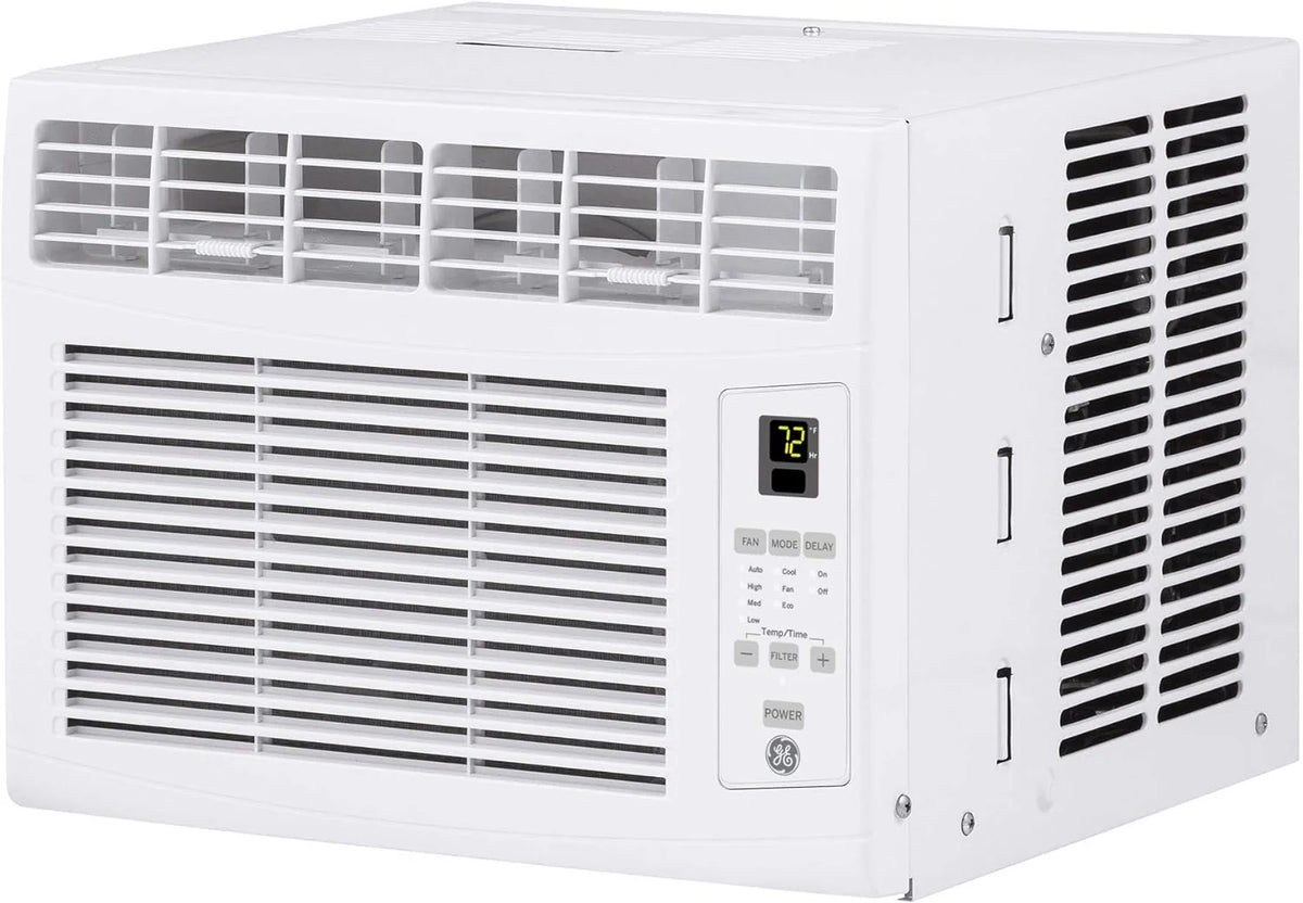 GE Window Air Conditioner Unit, 5,000 BTU for Small Rooms up to 150 sq ft.