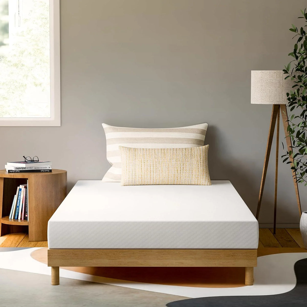 GAESTE 8 Inch Full Cooling Gel Memory Foam Mattress for Cool Sleep Medium Firm CertiPUR-US Certified Foam, Mattress in a Box Pressure Relief Removable Cover No Fiberglass (Full, 8 in)