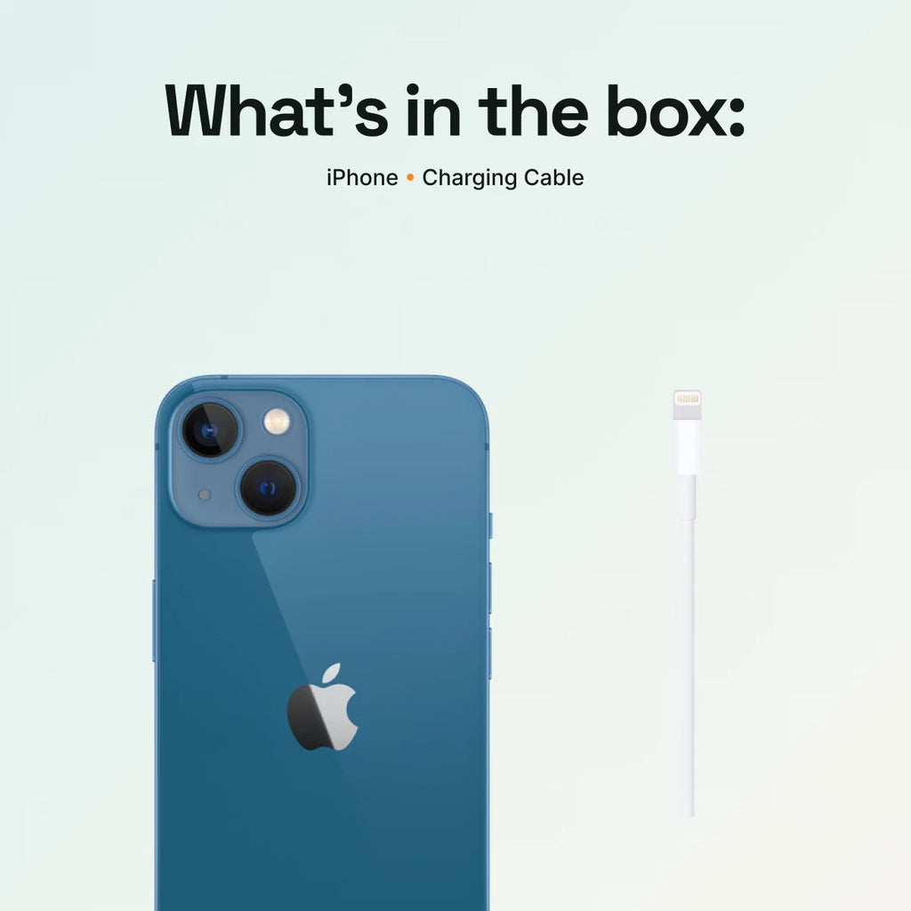 What’s in the box: iPhone and charging cable
